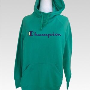 Champion Teal Athletic Hoodie size M BRAND NEW